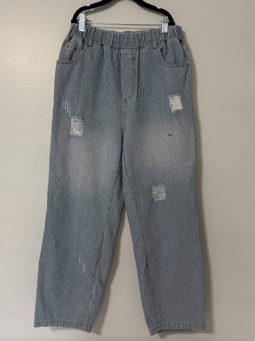 JADED GYPSY Hillside Breeze Cropped Distressed Jeans
